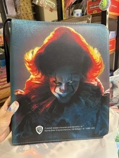 KB Official IT Binder Penny Wise Horror 3 Ring 9 Pockets US Seller