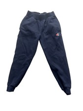 Youth Champion Navy Blue Sweatpants Cotton Blend With Pockets 7833