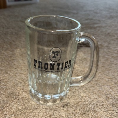 Vintage Frontier Casino Hotel Gambling Hall Las Vegas NV Beer Mugs