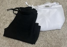 Lot Of 3 Ballet Wrap Dance Skirts Black And White