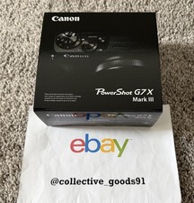 USA Canon PowerShot G7 X Mark III 20.1 Megapixel Digital Camera - Silver - NEW