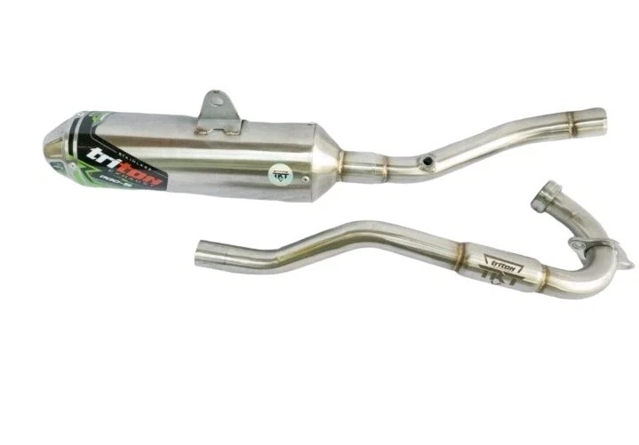 Sistema de escape completo para Kawasaki KLX 125 2009-2016 | TRITON Foto 3 de 4