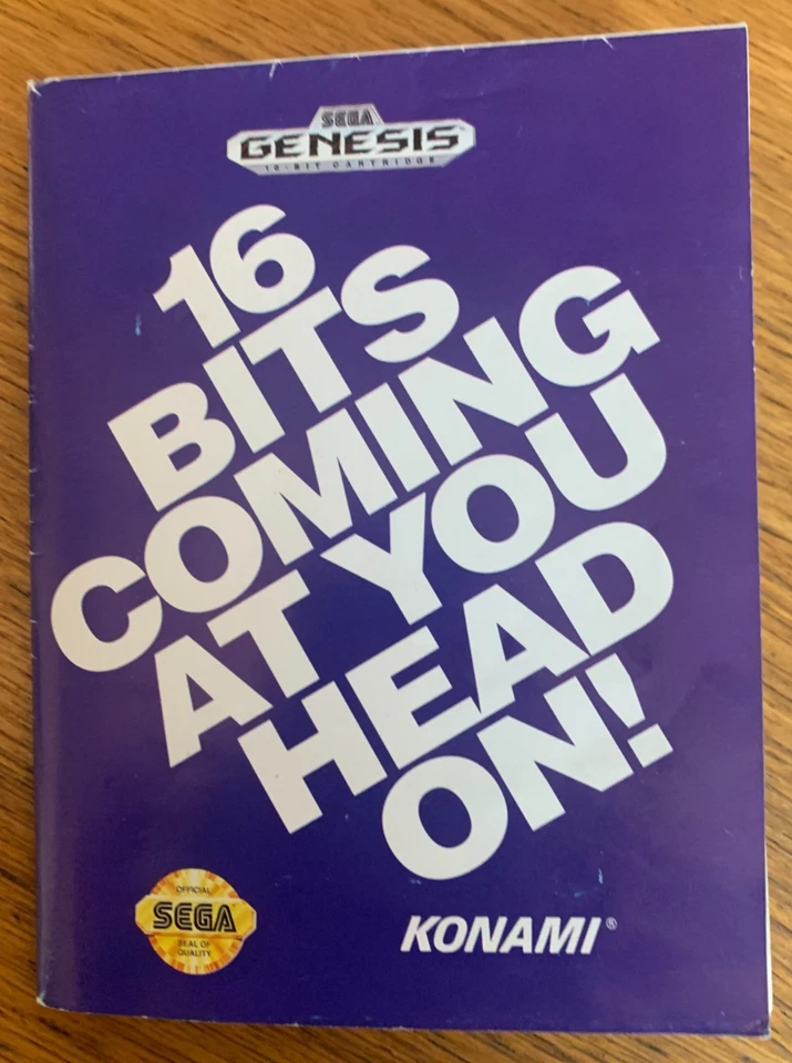 Vintage Sega Konami Head on Poster! TMNT, Sunset Riders Insert Poster - Image 3 of 3