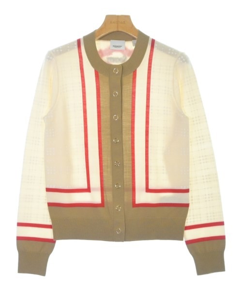BURBERRY Cardigans BeigexRed(Patterned) XS 220063… - image 1