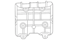 Genuine Ford Blind Spot Radar Bracket M1PZ-14D189-B