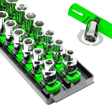 Ernst Manufacturing 8487 Socket Boss, 2 18-Inch Rails featuring Twist-Lock Secur