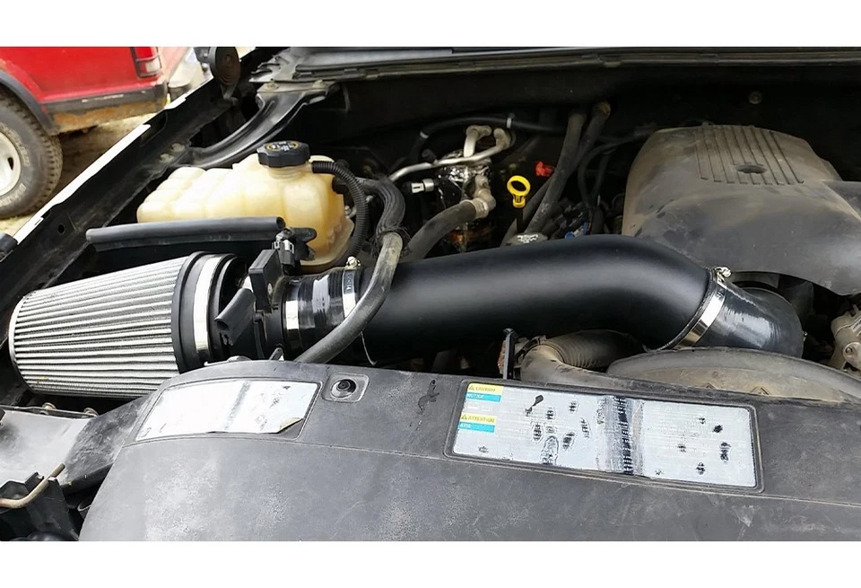 Cold Air Intake System For 2001-2006 Chevrolet Silverado 1500 HD 4.8L 5.3L 6.0L  - Image 4 of 4