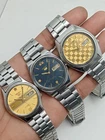 Lot of 3 Vintage Seiko 5 Automatic 7009 Day-Date Men's Japanes Wristwatche