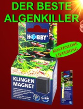 Aquarium 🐟 "DER BESTE " KLINGENMAGNET 🐟 Magnetreiniger Scheibenreiniger Deko °
