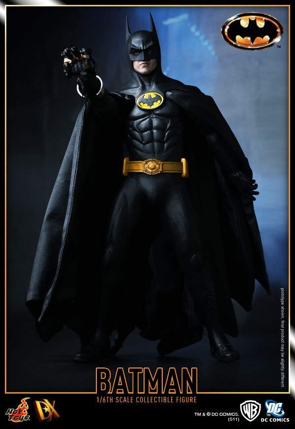 HOT TOYS DX09 BATMAN '89 MICHAEL KEATON VERSION 1/6 SCALE