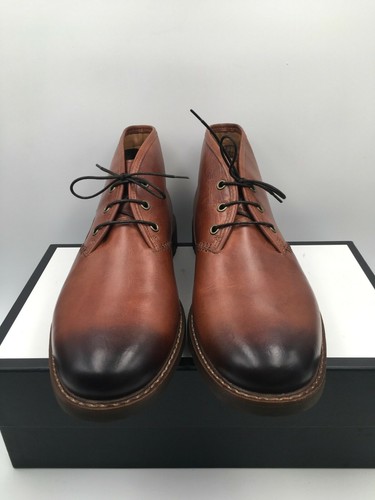 Brown Leather Chukka Boots Lace 