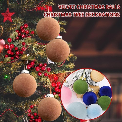 12Pcs Shatterproof Christmas Balls Xmas Tree Decor Ornaments Hanging Balls Sell - Picture 4 of 20