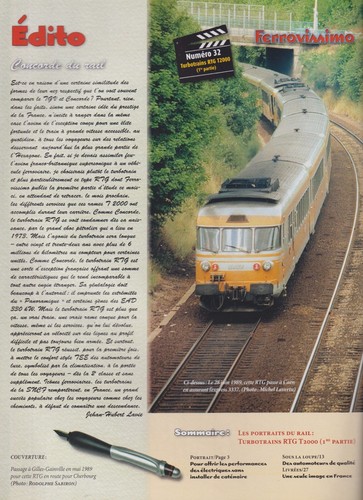 FERROVISSIMO N°32 TURBOTRAINS RTG T2000 - UNE GLOIRE FERROVIAIRE EPHEMERE - Imagen 2 de 3