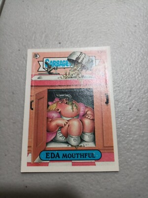 Garbage Pail Kids Card 13th Series 1988  Eda Mouthful 534a 
