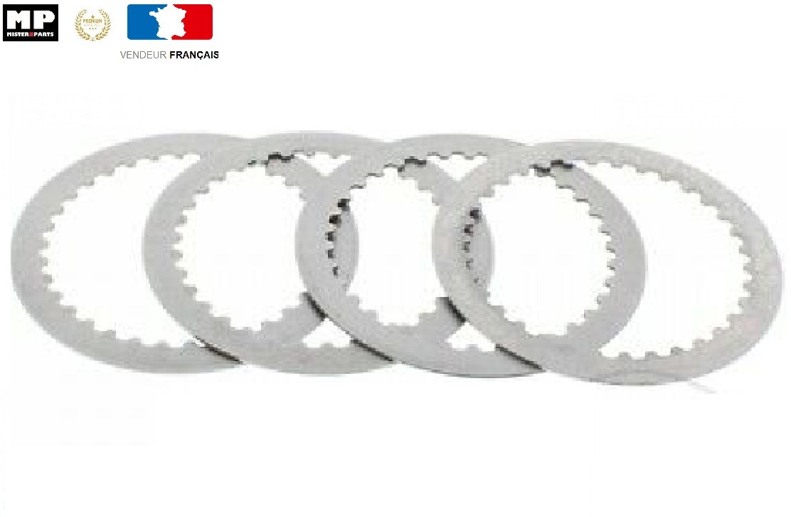 4 disques lisses embrayage Honda Varadero 125 balade et voyage moto kit acier 1999-2011