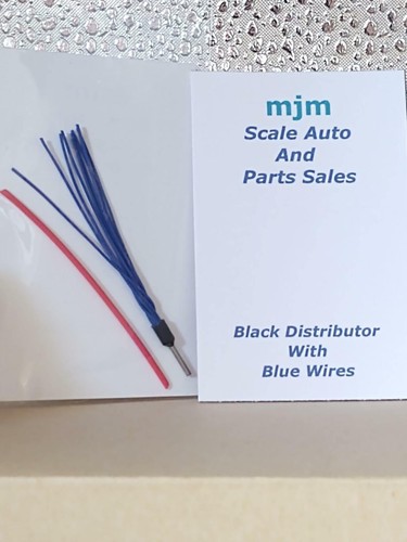 Black Prewired Distributor Your Choice of Wire Color With Red Boot Material - Picture 6 of 9