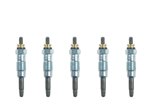 Set of 5 Diesel Glow Plugs BOSCH for MERCEDES 300D 1989-1993