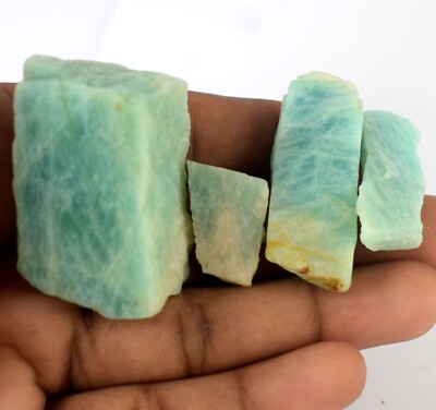 256 Carat African Green Amazonite Natural Gemstone Rough Lot Mineral Specimen