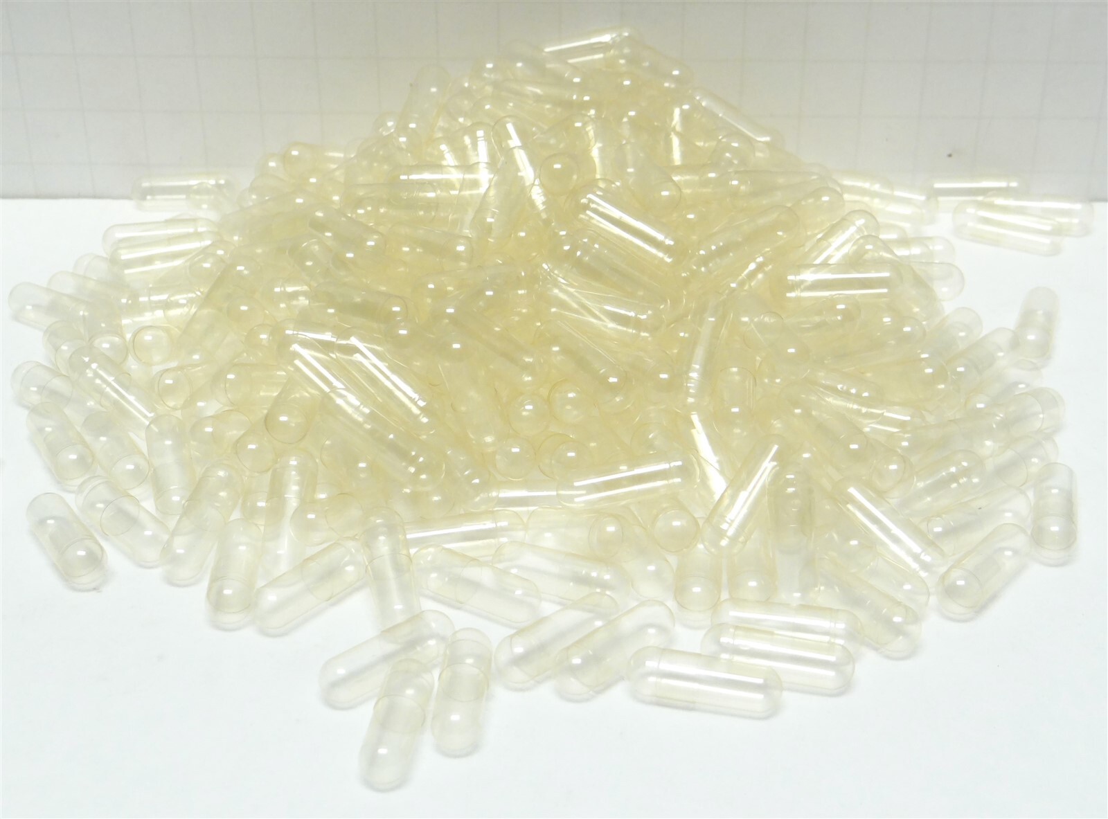 ACG Size 0 HR HPMC Clear Transparent Vegetarian Vegan Cellulose Pill