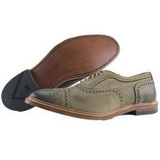 Allen Edmonds Mens 10.5 Made In USA Buckstrand Brogue Cap Toe Oxford Casual New