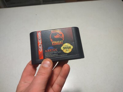 Mortal Kombat (Sega Genesis, 1993) Tested good fast USA shipment buy it now
