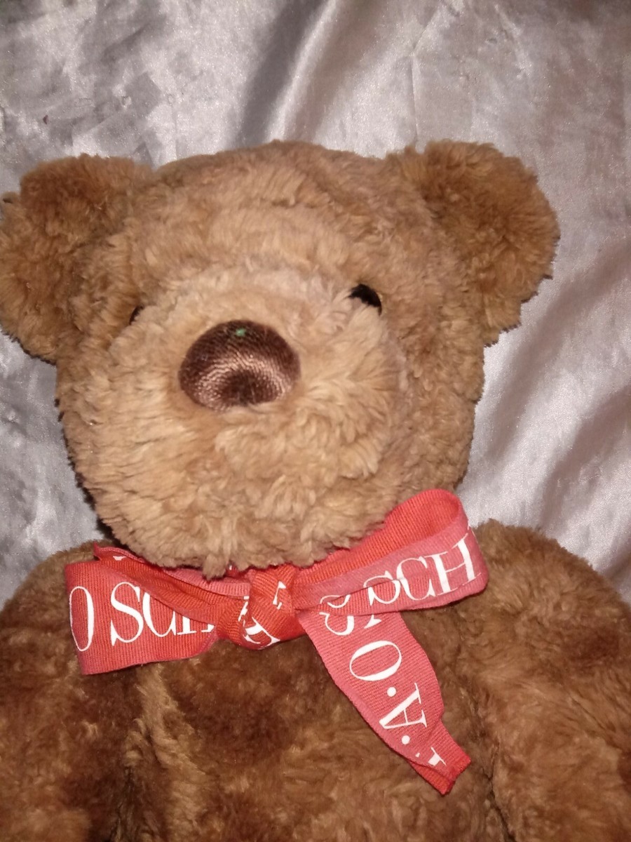 1998 FAO SCHWARZ FIFTH AVENUE FUZZY BROWN TEDDY BEAR 22