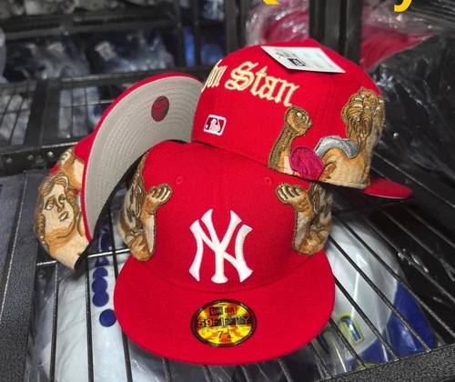 Multicolor York Yankees Fitted Hat Cap Sonnenhut Unisex New Series Baseballmütze Neu - Bild 3 von 13