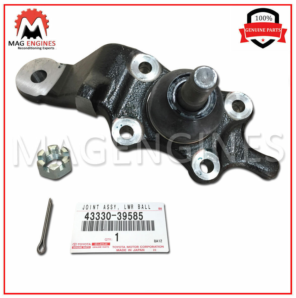 Rii-★プロフ※㉔.3.30更新※ 43330-39585 GENUINE OEM JOINT ASSY, LOWER BALL, FRONT RH