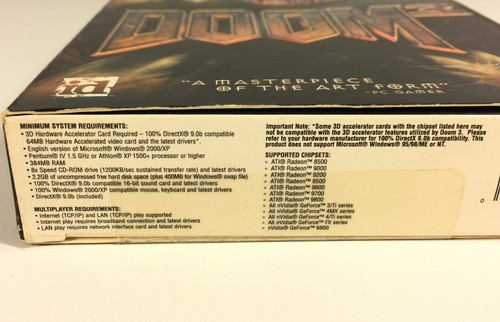 Doom 3 - PC CD-Rom Game - Complete - 2004 - Picture 11 of 12