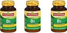 Nature Made Vitamin D3, 220 Tablets, Vitamin D 2000 IU 50 mcg 3 Pack