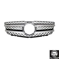 New Front Grille For Mercedes-Benz GLK350 SILVER BLACK