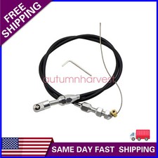 Fit Ls1 Chevy 36 Stainless Steel Black Throttle Cable 4.8 5.3 5.7 6.0 Engine Ls