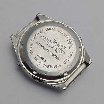 Casio Casiotron Quartz TRN-110 Digital 1670 Vintage Watch For