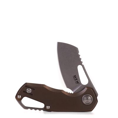 MKM Isonzo Cleaver Liner Lock Folding Knife, Voxnaes Design, 2.25  M390 Steel