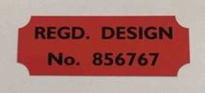 Ein Waller Reg Design Aufkleber