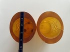 SASCHA BRASTOFF MCM GRAPES RESIN  ORANGE CANDLEHOLDER A PAIR READ DESCRIPTION! — photo 7