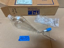 NEW Pyrex 6302-500 500 ml Separatory Funnel GP-13 with Stopper 