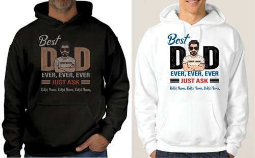 Best Dad Ever Ever T shirt Funny Tee outfit shirts Father's day Daddy tee Dad - Picture 4 of 10