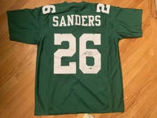 MILES SANDERS Autographed Signed Green EAGLES jersey Tristar COA