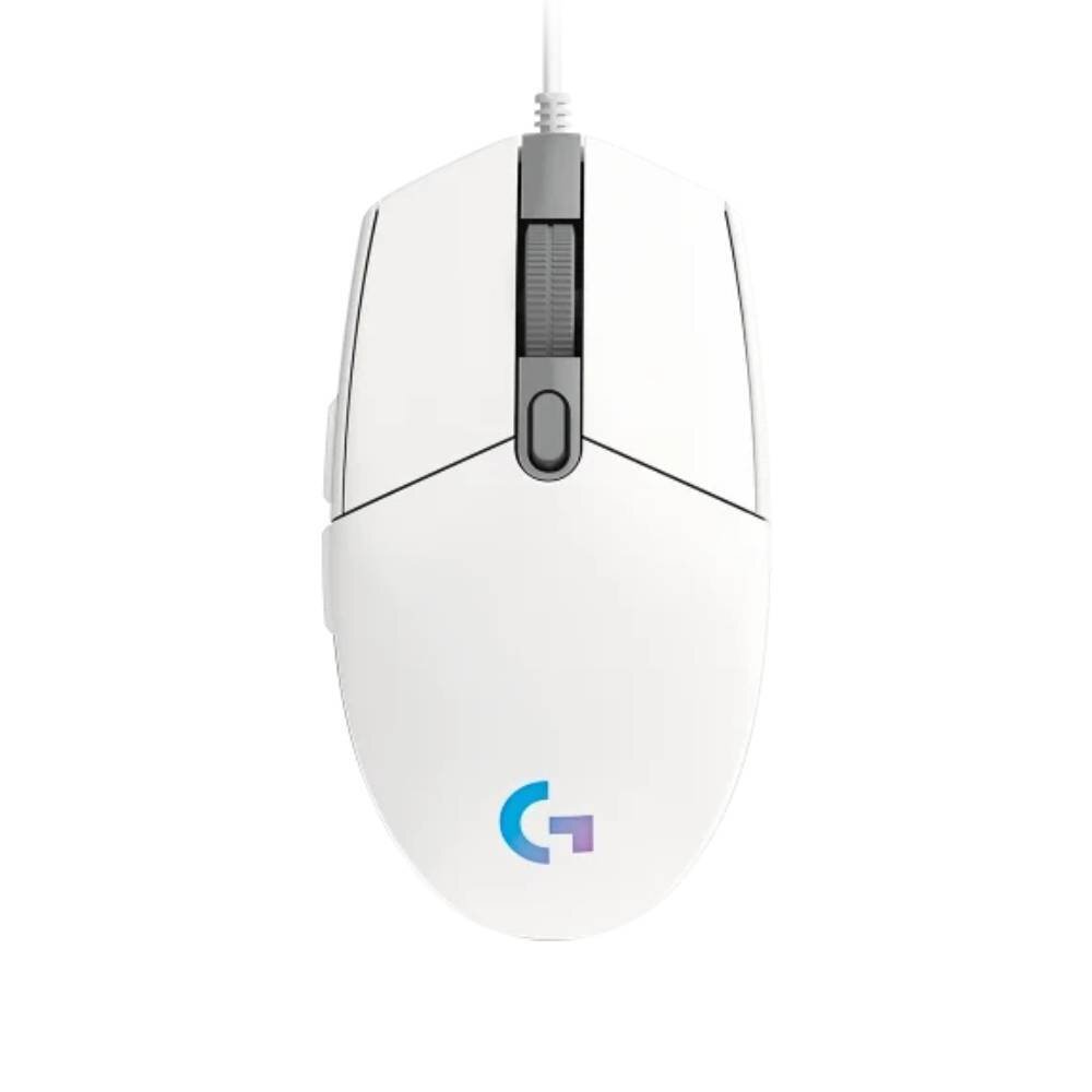 Logitech G102 LIGHTSYNC RGB Gaming Mouse 8000 DPI Wired in White-image