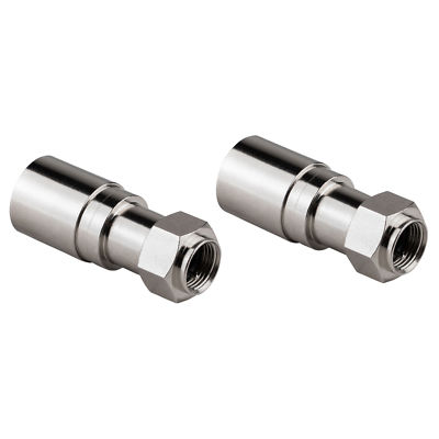 F-type RG-11 Compression Connector 2-Pack