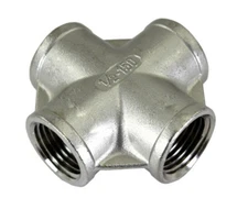 Cross, Stainless Steel Pipe Fittings NPT SCH 40 SS SUS304
