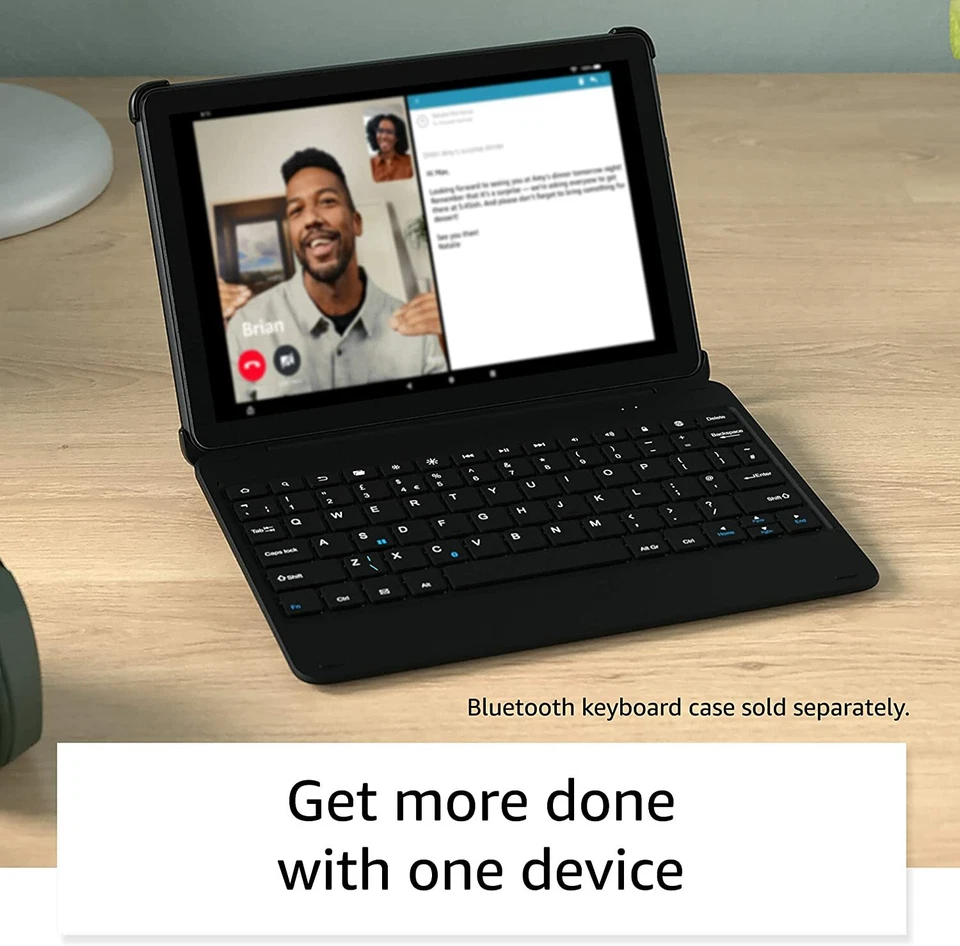 Amazon Fire HD 10 Tablet with Alexa 1080p Full HD 32GB | WI-FI | Blue UK Stock - Image 4 of 4