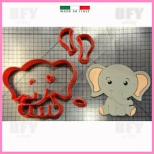 Elefantino Cookies cutter Formine  Tagliabiscotti Pasta di Zucchero cake design