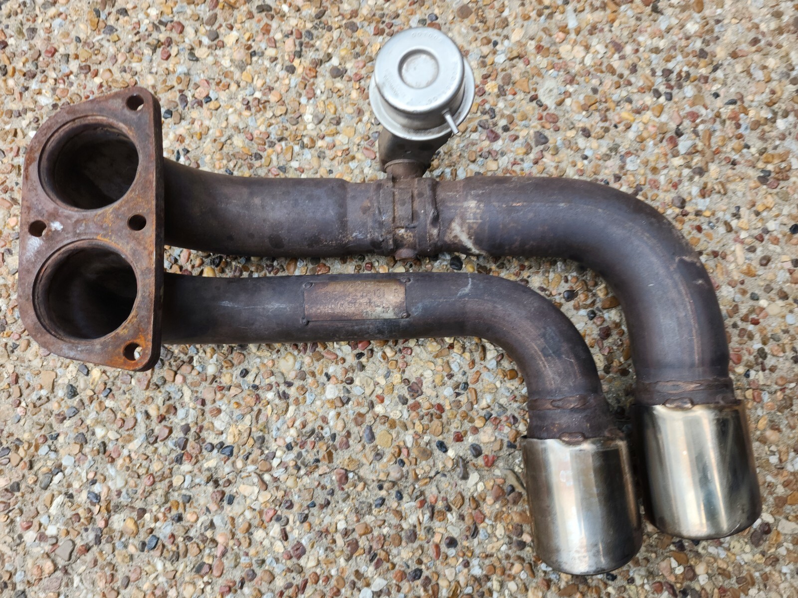 FERRARI 360 MODENA OEM FACTORY GENUINE ORIGINAL EXHAUST SYSTEM WITH PIPE TIPS