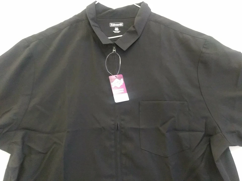 Edwards #4284 Mens XL Black Zip Up Shirt - Image 2 of 3