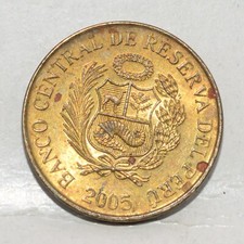 2005 Peru 1 Centimo World Coin - KM# 303.4