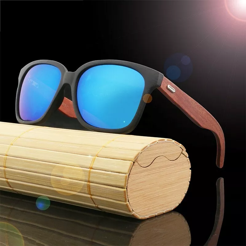 Wood Pattern Legs Eyeware Frame Sunglasses Mens Women s Driving Fishing Glasses