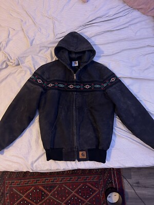Carhartt 90s Jacket Native American Pattern Faded HARD TO FIND | eBay