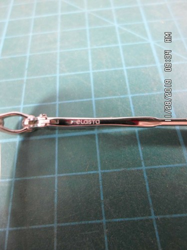 SAFILO ELASTA Half Rim Eyeglasses Frame CC 54-18-140 Made in Italy - Picture 7 of 12